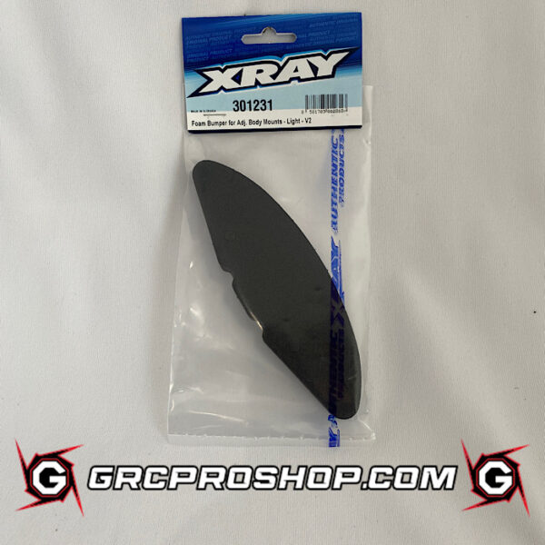 XRAY - XRA301231 - FOAM BUMPER FOR ADJUSTABLE BODY MOUNTS - LIGHT - V2