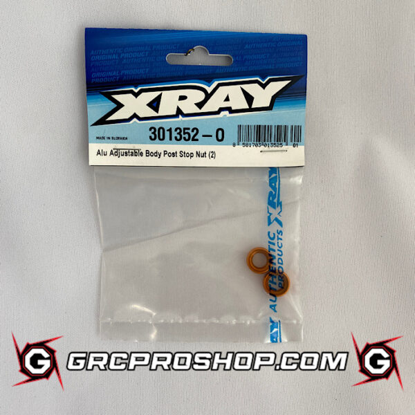 XRAY - XRA301352O - ALU ADJUSTABLE BODY POST STOP NUT (2)