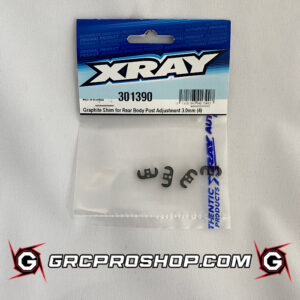 XRAY - XRA301390 - GRAPHITE SHIM FOR REAR BODY POST ADJUSTMENT 3.0MM (4)