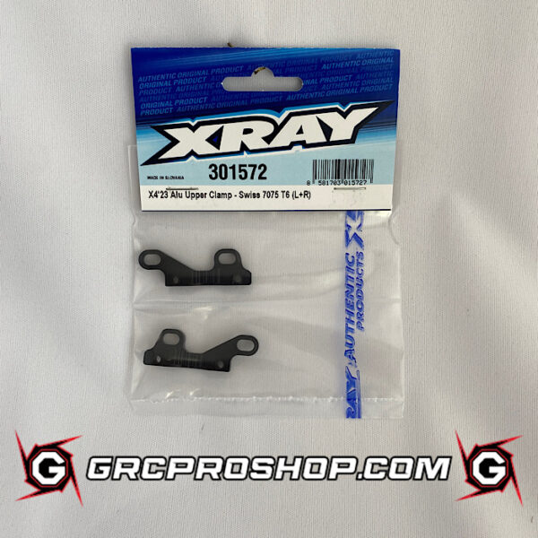 XRAY - XRA301572 - X4'23 ALU UPPER CLAMP - SWISS 7075 T6 (L+R)