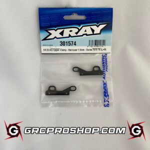 XRAY - XRA301574 - X4'23 ALU UPPER CLAMP - NARROWER 1.5MM - SWISS 7075 T6 (L+R)