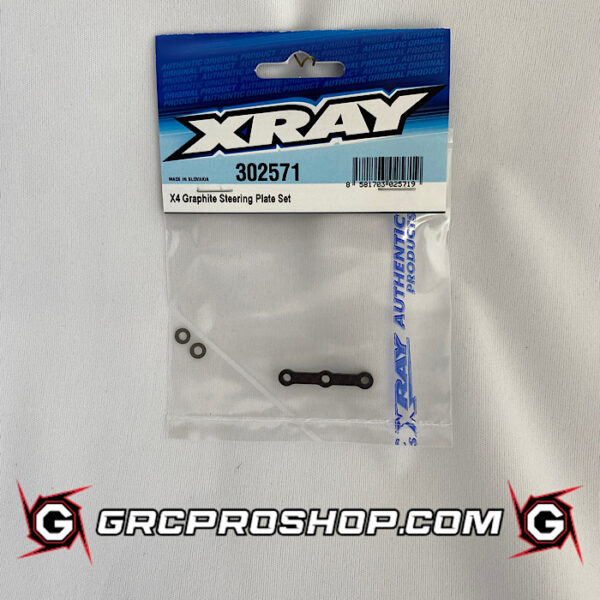 XRAY - XRA302571 - X4 GRAPHITE STEERING PLATE SET