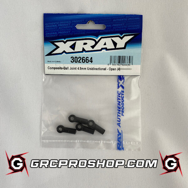 XRAY - XRA302664 - COMPOSITE BALL JOINT 4.9MM UNIDIRECTIONAL - OPEN  (4)