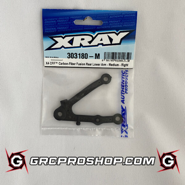 XRAY - XRA303180M - X4 CFF CARBON-FIBER FUSION REAR LOWER ARM - MEDIUM - RIGHT