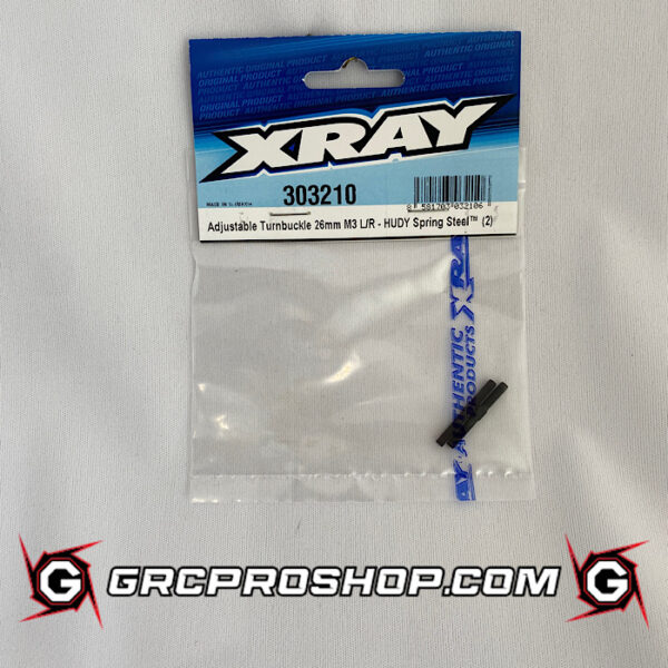 XRAY - XRA303210 - REAR TURNBUCKLE L/R 26 MM - HUDY SPRING STEEL (2)