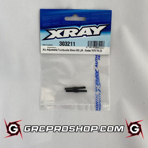 XRAY - XRA303211 - ALU ADJUSTABLE TURNBUCKLE L/R 30 MM - SWISS 7075 T6 (2)