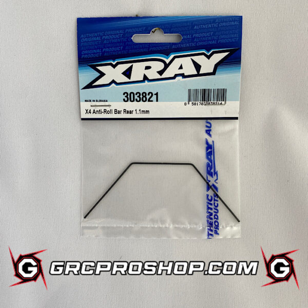 XRAY - XRA303821 - X4 ANTI-ROLL BAR - REAR 1.1 MM