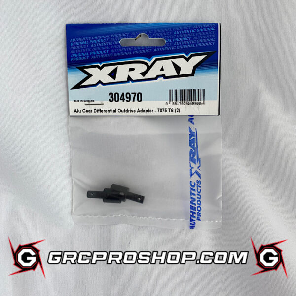 XRAY - XRA304970 - ALU GEAR DIFF OUTDRIVE ADAPTER - 7075 T6 (2)