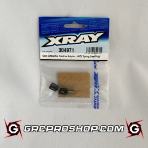 XRAY - XRA304971 - GEAR DIFF OUTDRIVE ADAPTER - HUDY SPRING STEEL (2)