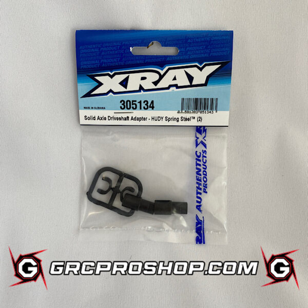 XRAY - XRA305134 - STEEL SOLID AXLE DRIVESHAFT ADAPTER - HUDY SPRING STEEL (2)