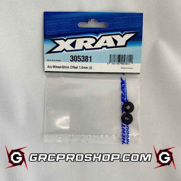 XRAY - XRA305381 - ALU WHEEL SHIM OFFSET 1.0MM (2)