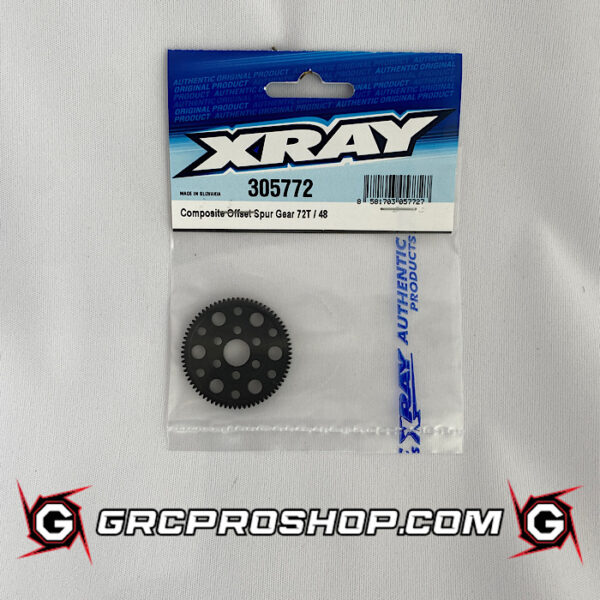 XRAY - XRA305772 - OFFSET SPUR GEAR 72T / 48 - HARD