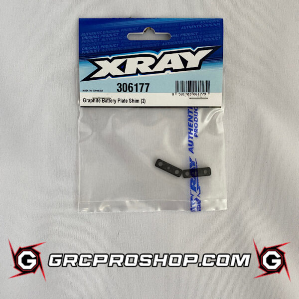 XRAY - XRA306177 - GRAPHITE BATTERY PLATE SHIM (2)
