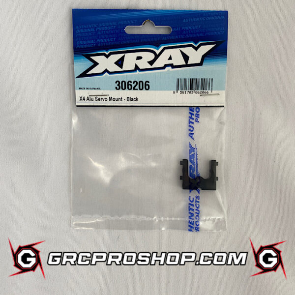 XRAY - XRA306206 - X4 ALU SERVO MOUNT - BLACK