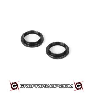 XRAY - XRA308044-K - ULP ALU SHOCK ADJUSTABLE NUT - V2 - BLACK (2)
