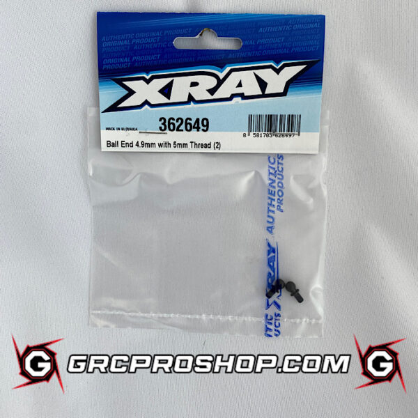 XRAY - XRA362649 - BALL END 4.9MM WITH THREAD 5MM (2)