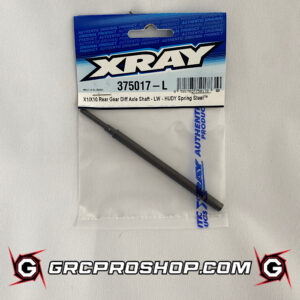 XRAY - XRA375017L - X1 / X10 REAR GEAR DIFF AXLE SHAFT - LIGHTWEIGHT - HUDY SPRING STEEL