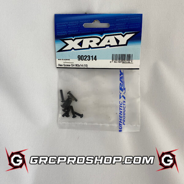 XRAY - XRA902314 - HEX SCREW SH M3x14  (10)