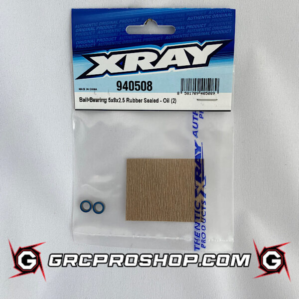 XRAY - XRA940508 - BALL-BEARING 5x8x2.5 RUBBER SEALED - OIL (2)