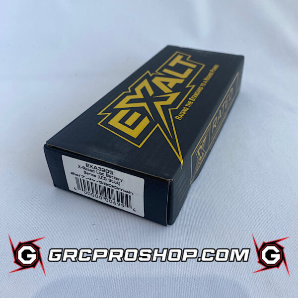 Exalt EXA3205 - X-Rated 2S 135C LCG Stick Hardcase Lipo Battery (7.4V/5900mAh) w/5mm Bullets
