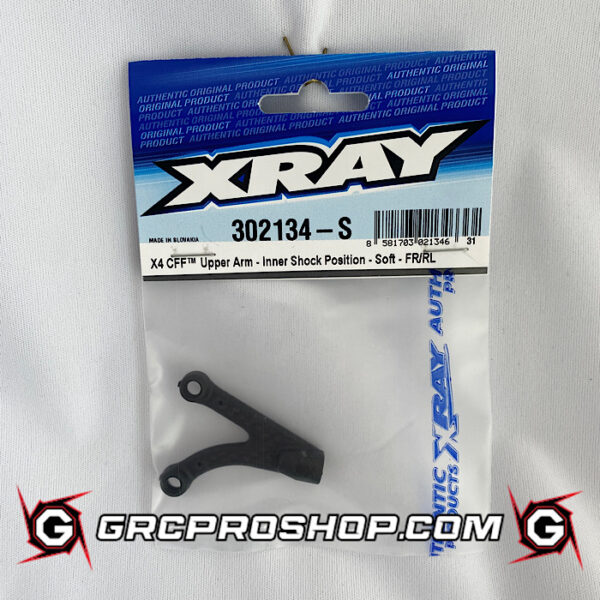 XRAY - XRA302134S - X4 CFF UPPER ARM - INNER SHOCK POSITION - SOFT - FR/RL