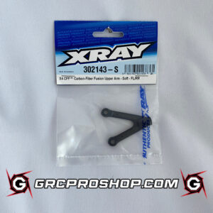 XRAY - XRA302143S - X4 CFF CARBON-FIBER FUSION UPPER ARM - SOFT - FL/RR