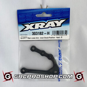 XRAY - XRA303182H - X4 CFF REAR LOWER ARM - INNER SHOCK POSITION - HARD - RIGHT