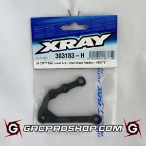 XRAY - XRA303183H - X4 CFF REAR LOWER ARM - INNER SHOCK POSITION - HARD - LEFT