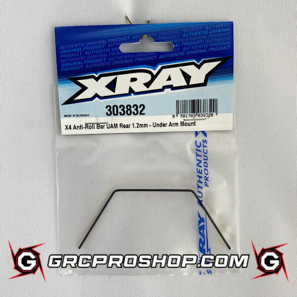 XRAY - XRA303832 - X4 ANTI-ROLL BAR UAM - UNDER ARM MOUNT - REAR 1.2 MM