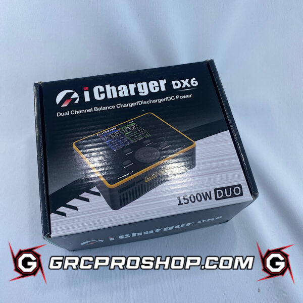 iCharger DX6  - DC Dual LiPo/Life/NiMH/NiCD Battery Charger (6S/50A/1500W)