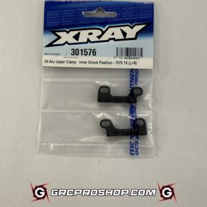 XRAY - XRA301576 - X4 ALU UPPER CLAMP - INNER SHOCK POSITION - SWISS 7075 T6 (L+R)