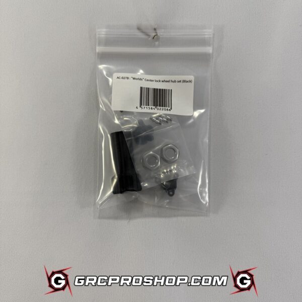 Sagami RC Fab SRFAC027B - "Worlds" Lightweight center-lock wheel hub set BLACK