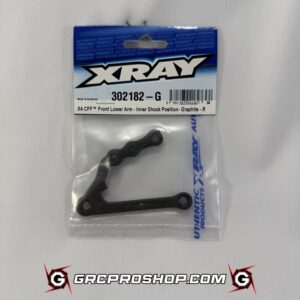XRAY 302182-G - X4 CFF FRONT LOWER ARM - INNER SHOCK POSITION - GRAPHITE - RIGHT