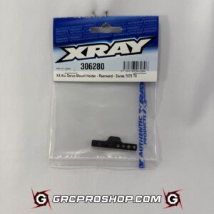 XRAY 306280 - X4 ALU SERVO MOUNT HOLDER - REARWARD - SWISS 7075 T6