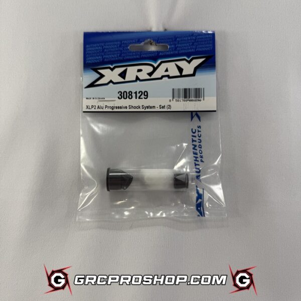 XRAY 308129 - XLP2 ALU PROGRESSIVE SHOCK SYSTEM - SET (2)