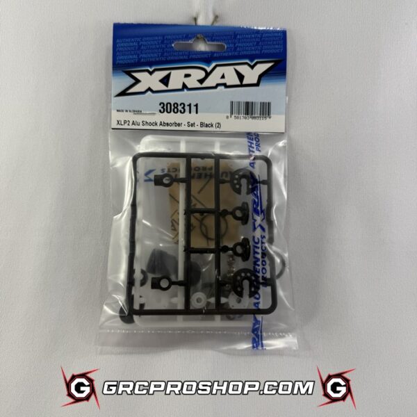 XRAY 308311 - XLP2 ALU SHOCK ABSORBER-SET - BLACK (2)