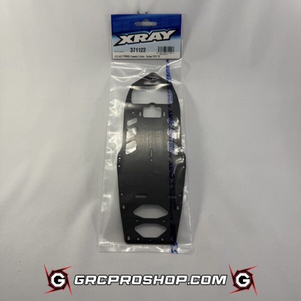 XRAY 371122 - X12 ALU 1-PIECE CHASSIS 2.0MM - SWISS 7075 T6