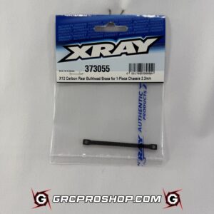 XRAY 373055 - X12 CARBON REAR BULKHEAD BRACE FOR 1-PIECE CHASSIS