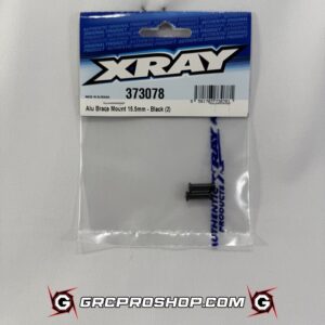 XRAY 373078 - ALU REAR BRACE MOUNT 15.5MM - BLACK (2)
