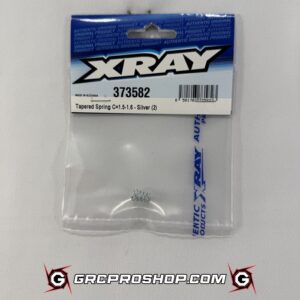 XRAY 373582 - TAPERED SPRING C=1.5-1.6 - SILVER (2)