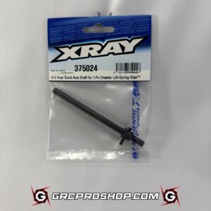 XRAY 375024 - X12 REAR SOLID AXLE SHAFT FOR 1-PIECE CHASSIS - LIGHTW. - HUDY SPRING STEEL