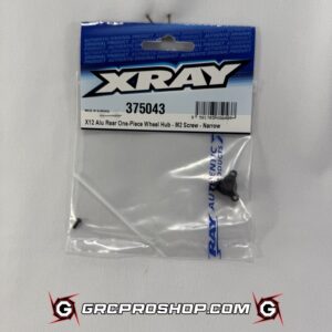 XRAY 375043 - X12 ALU REAR ONE-PIECE WHEEL HUB - M2 SCREW - NARROW