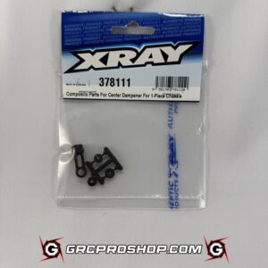 XRAY 378111 - COMPOSITE PARTS FOR CENTER DAMPENER FOR 1-PIECE CHASSIS
