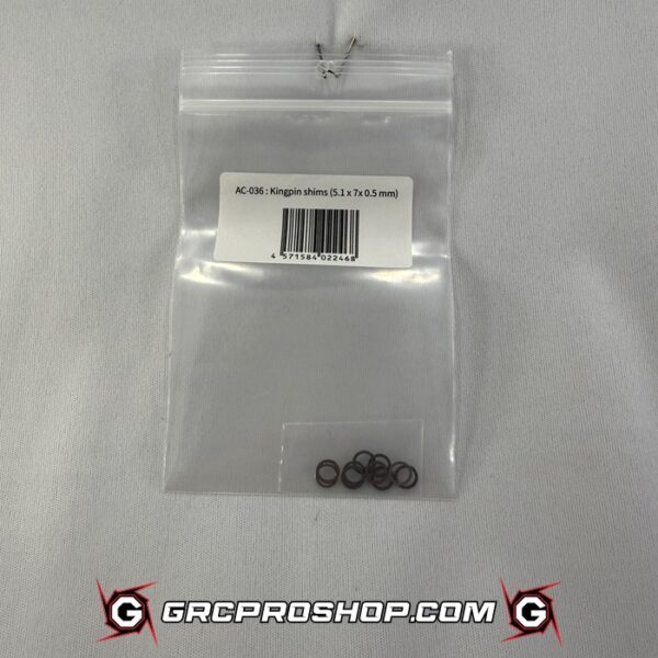 Sagami RC Fab SRFAC036 - Kingpin shims (5.1 x 7x 0.5 mm)