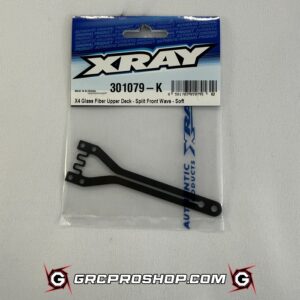 XRAY 301079-K - X4 GLASS FIBER UPPER DECK - SPLIT FRONT WAVE
