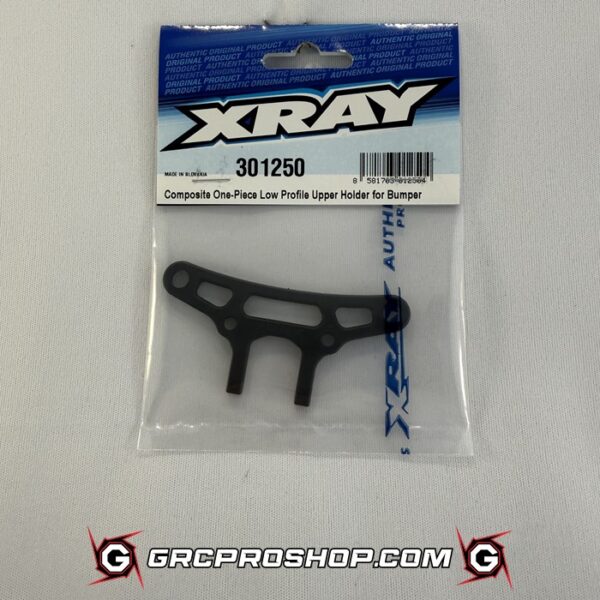 XRAY 301250 - COMPOSITE ONE-PIECE LOW PROFILE UPPER HOLDER FOR BUMPER