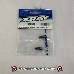 XRAY 302976 - X4 ALU SHOCK HOLDER REAR ACTIVE - LOWER - SWISS 7075 T6 (2)