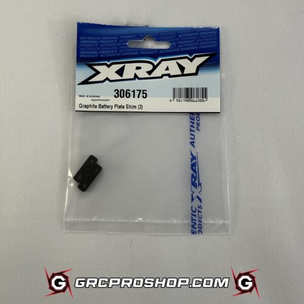 XRAY 306175 - GRAPHITE BATTERY PLATE SHIM (2)