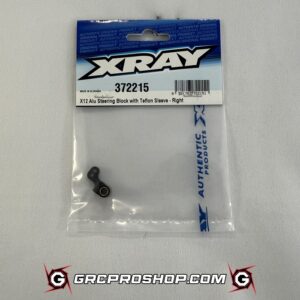 XRAY 372215 - X12 ALU STEERING BLOCK WITH TEFLON SLEEVE - RIGHT