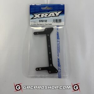 XRAY 376112 - X12 CARBON REAR BRACE FOR 1-PIECE CHASSIS